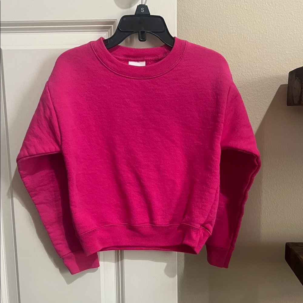 Hanes EcoSmart Hot Pink Sweatshirt